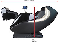 Luxe massagestoel zero gravity - dual-manipulators - zwart/blauw - afbeelding 15 van  15