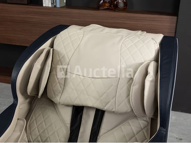 Luxe massagestoel zero gravity - wit / blauw - afbeelding 5 van  21
