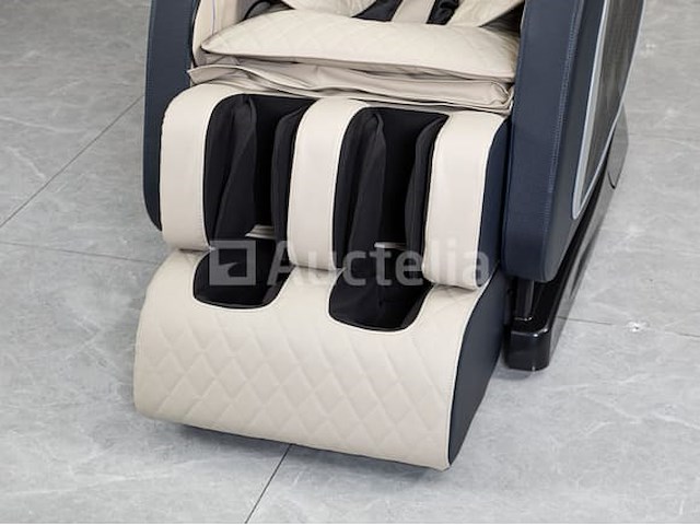 Luxe massagestoel zero gravity - wit / blauw - afbeelding 10 van  21