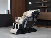 Luxe massagestoel zero gravity - wit / blauw - afbeelding 21 van  21