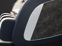 Luxe massagestoel zero gravity - wit / blauw - afbeelding 2 van  21