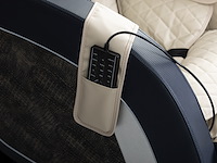 Luxe massagestoel zero gravity - wit / blauw - afbeelding 6 van  20