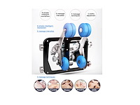 Luxe massagestoel zero gravity - wit / blauw - afbeelding 12 van  20