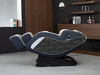 Luxe massagestoel zero gravity - wit / blauw - afbeelding 18 van  20