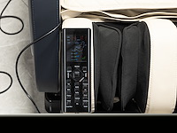 Luxe massagestoel zero gravity - wit / blauw - afbeelding 20 van  20