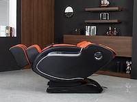 Luxe massagestoel zero gravity - zwart / rood - afbeelding 13 van  18