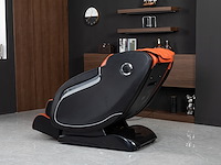 Luxe massagestoel zero gravity - zwart / rood - afbeelding 15 van  18