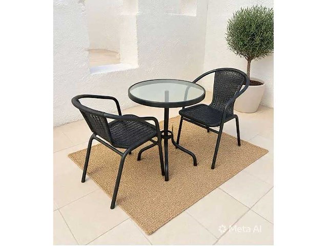 Luxe tuinset bistroset 60 ø x 70 cm - afbeelding 1 van  1