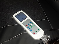 Luxe verwarmd massagebed met decoratief houten frame 200x60cm - afbeelding 3 van  5