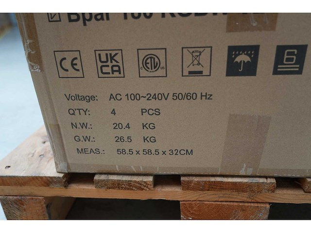 Luxibel - set 9x b par180rgbw v2 ip66 - afbeelding 4 van  4