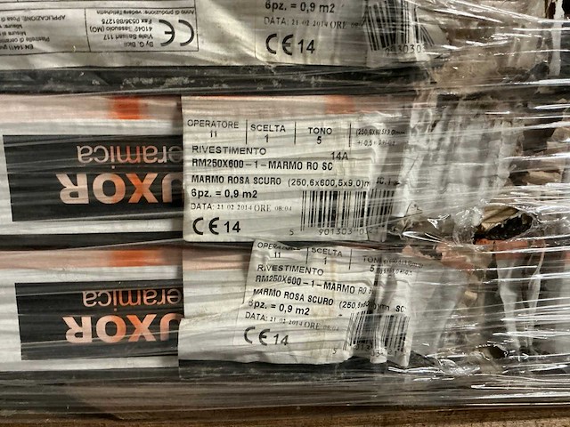 Luxor ceramica rivestimento marmo rosa scuro keramische tegels - afbeelding 4 van  4