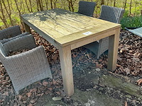 Luxor garden tuintafel + 4x tuinstoel - afbeelding 2 van  3