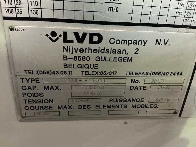 Lvd 1992 ppbl 135t plooibank - afbeelding 11 van  11