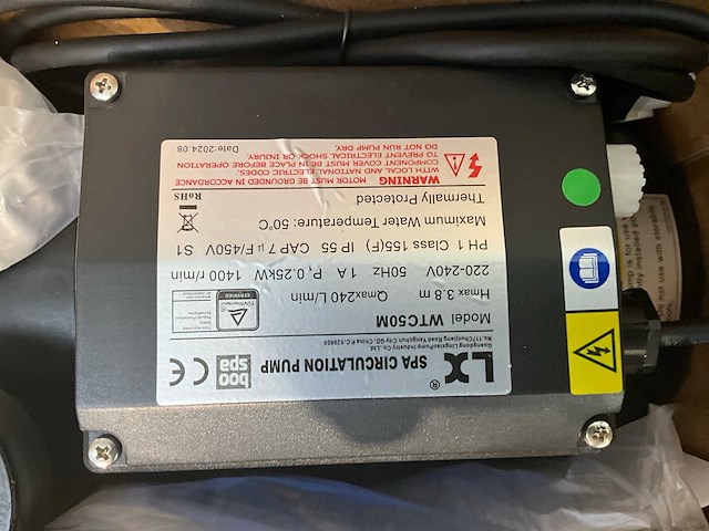 Lx wtc50m circulatiepomp - afbeelding 3 van  5