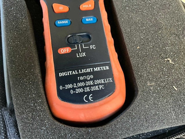 Lx8809 digitale lux-meter - afbeelding 2 van  2