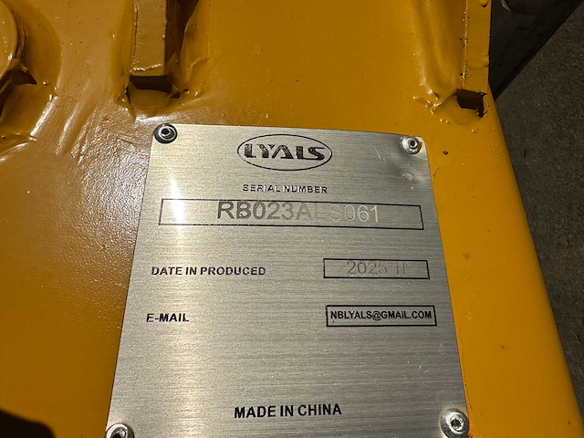 Lyals - 2025 - als 750 - hydraulische hamer - afbeelding 3 van  9