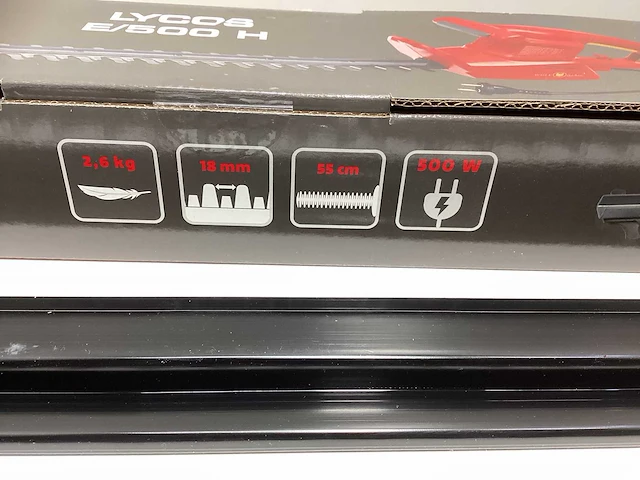 Lycos e/500 h elektrische heggenschaar - afbeelding 4 van  5