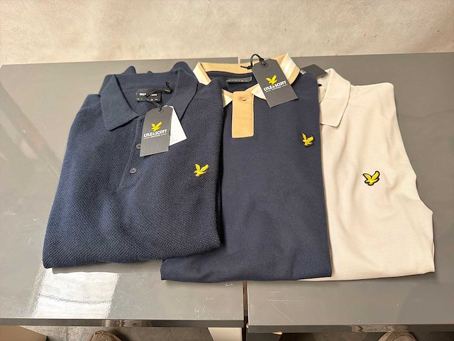 Lyle & scott polo (3x) - afbeelding 1 van  5