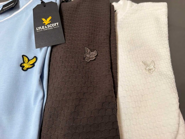 Lyle & scott t-shirt (3x) - afbeelding 2 van  3