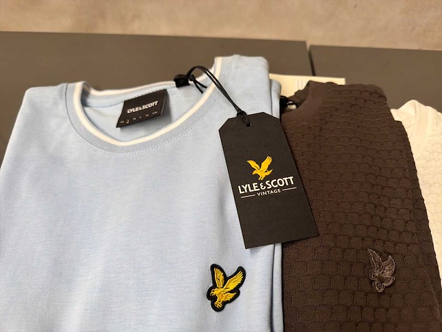 Lyle & scott t-shirt (3x) - afbeelding 3 van  3