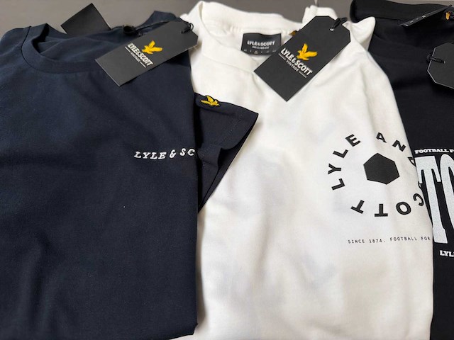 Lyle & scott t-shirt (3x) - afbeelding 3 van  6
