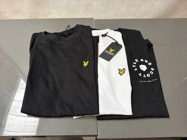 Lyle & scott t-shirt (3x) - afbeelding 1 van  5
