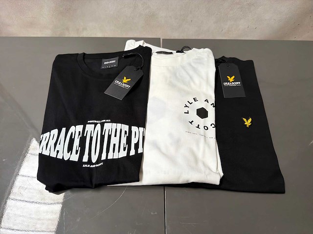 Lyle & scott t-shirt (3x) - afbeelding 1 van  5