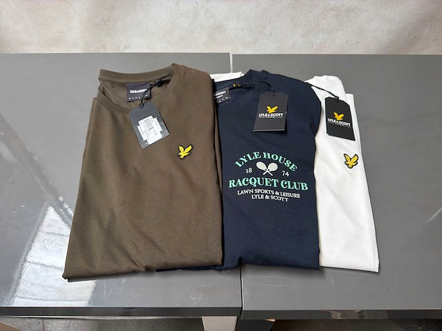 Lyle & scott t-shirt (3x) - afbeelding 1 van  6