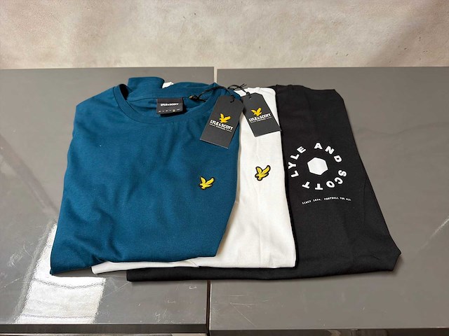 Lyle & scott t-shirt (3x) - afbeelding 1 van  3