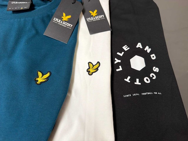 Lyle & scott t-shirt (3x) - afbeelding 2 van  3