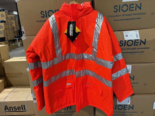 Lyngsoe - frlr3456 - multinorm vlamvertragende jas maat xl (10x) - afbeelding 2 van  2