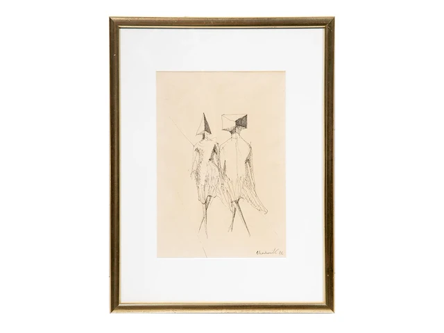 Lynn russell chadwick (1914-2003), untitled, 1976, ink drawing on paper - afbeelding 2 van  5