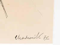 Lynn russell chadwick (1914-2003), untitled, 1976, ink drawing on paper - afbeelding 4 van  5