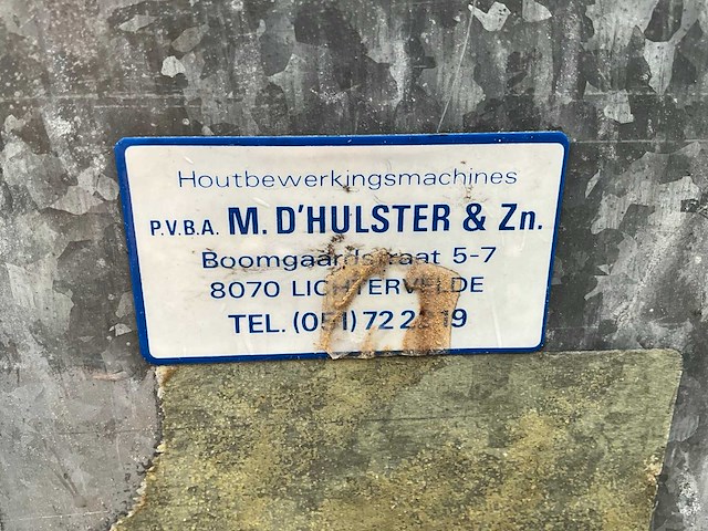 M. d’hulster & zn. filter afzuiginstallatie - afbeelding 7 van  8