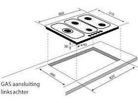 M-system - mgkwt90ix - kookplaat - afbeelding 1 van  1