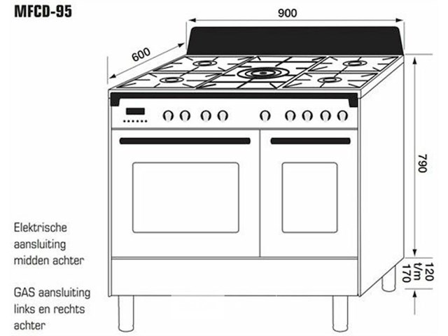 M-system mfcd95owbe-b - afbeelding 2 van  4