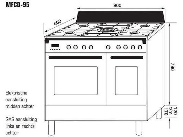 M-system mfcd95owbe-b - afbeelding 2 van  2