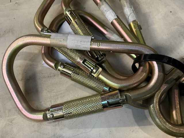 M60 karabijnhaak (6x) - afbeelding 2 van  2