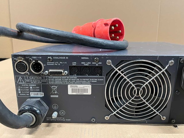Ma lighting dimmer 024kw / 12x02kw, dmx - afbeelding 5 van  6