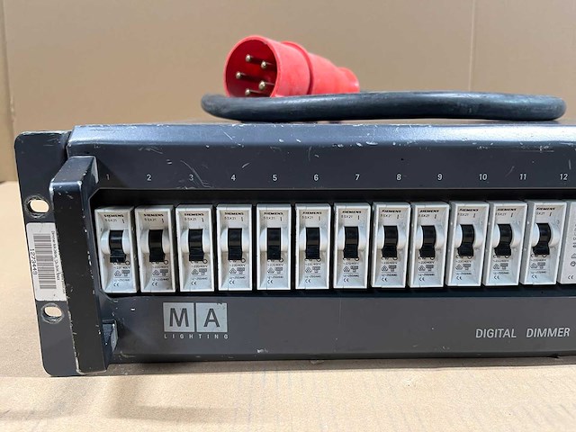 Ma lighting dimmer 024kw / 12x02kw, dmx - afbeelding 2 van  6