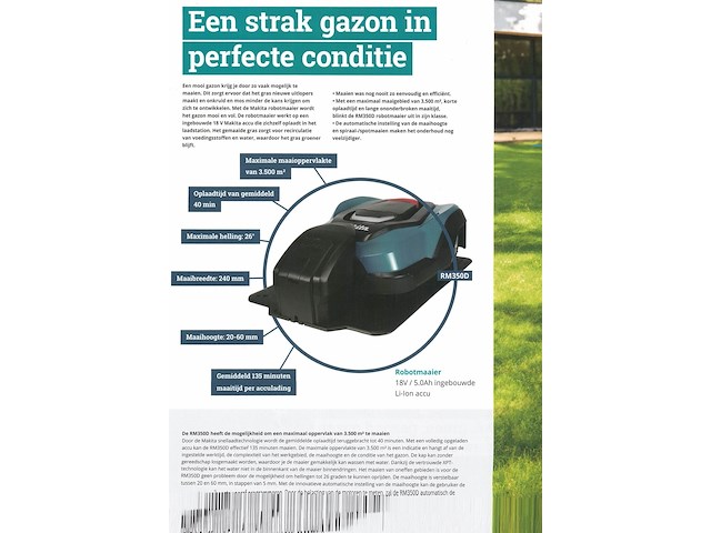 Maairobot makita - afbeelding 5 van  5