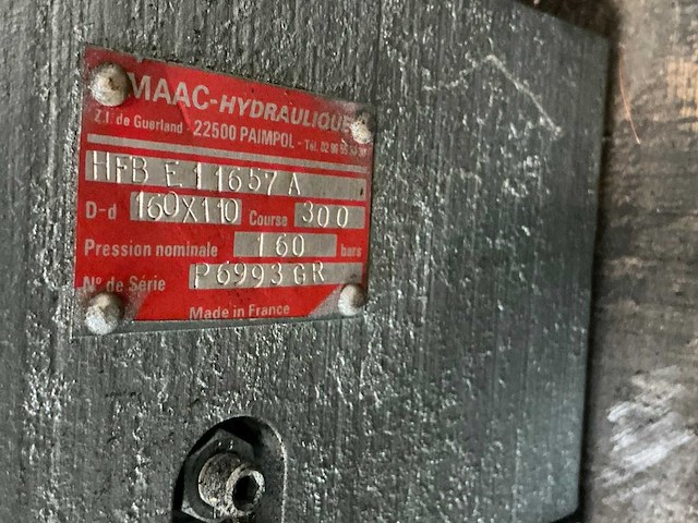 Mac hfbe11657a hydraulische cilinder - afbeelding 5 van  5