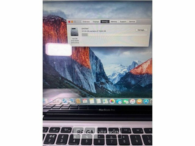Macbook pro 13 inch intel core i5 / 4gb /120gb ssd + oplader - afbeelding 3 van  7