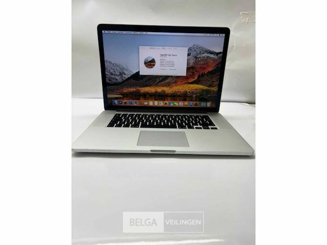 Macbook pro 15 inch dual core intel core i7 /16gb /256gb ssd + oplader - afbeelding 2 van  7