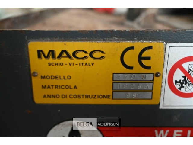 Macc bandzaagmachine - afbeelding 5 van  6