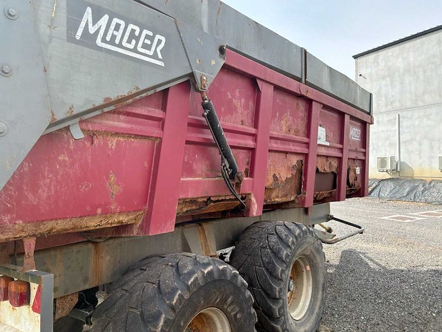 Macer tipping dubbelassige kieper - afbeelding 8 van  8