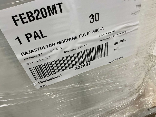 Machine stretchfolie (26x) - afbeelding 1 van  1