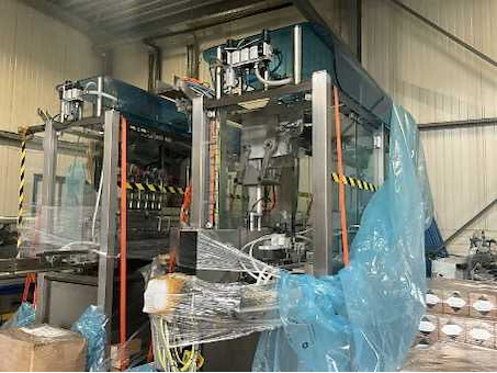 Machines, palletstelling en cosmetische verpakkingen