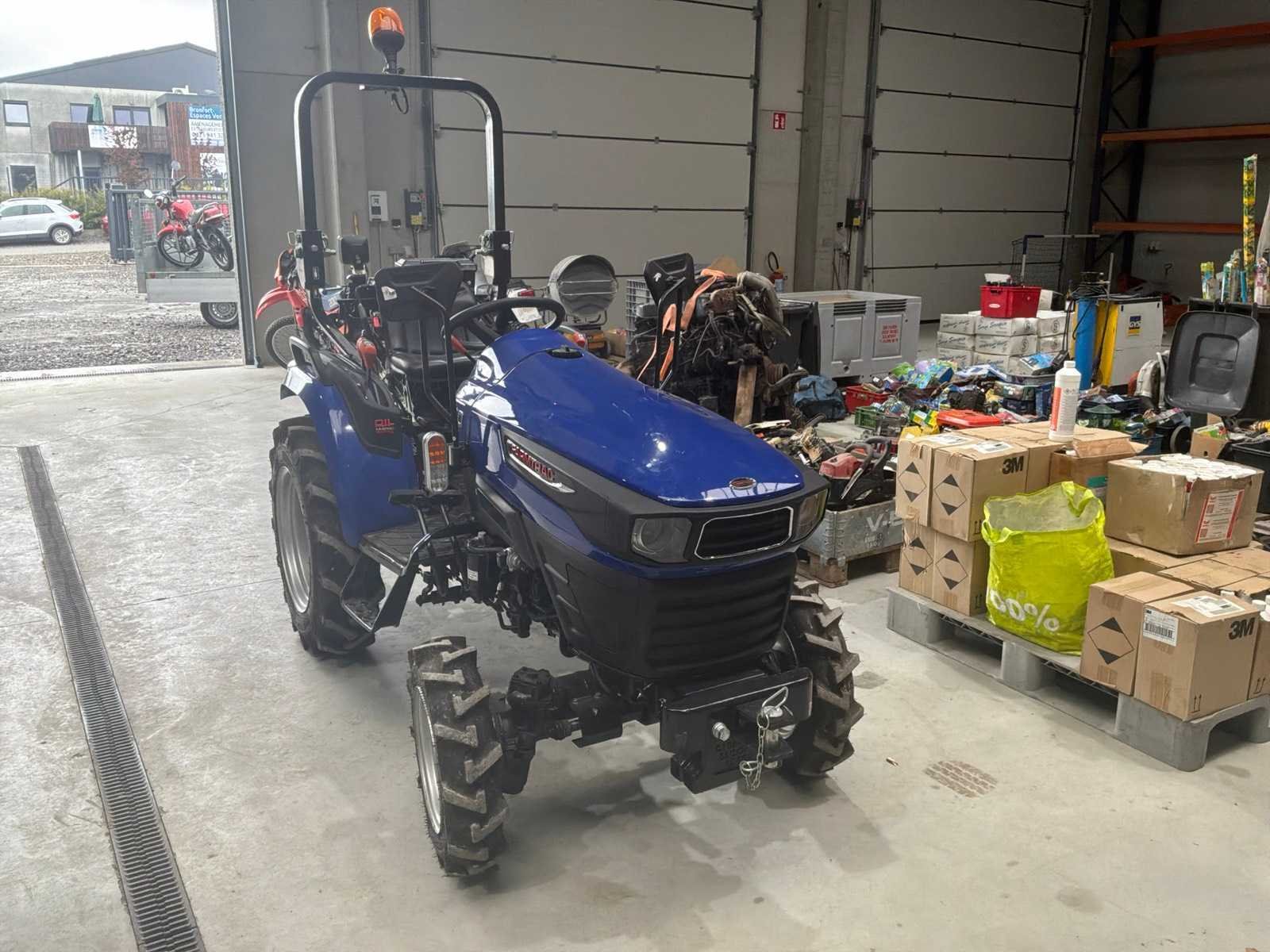 Machines voor bosbouw, moto's, vrachtwagens