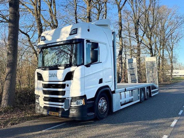 Machinetransporter scania r450 ngs 6x2 diesel 451pk 2019 - afbeelding 1 van  1